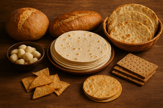 Pane, tortillas e sfoglie