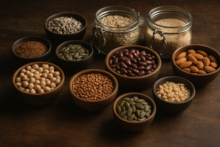 Semi, legumi e frutta secca