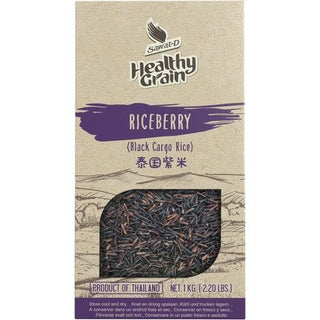 Sawat‑D Riceberry Black Cargo Rice – 1 kg