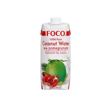 FOCO Acqua di Cocco al Melograno – 500ml