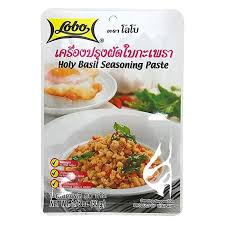 Lobo Thai Basil Seasoning Paste Pad Ka Prao - 50g