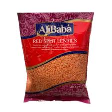 Alibaba Lenticchie Rosse Secce  - 500g