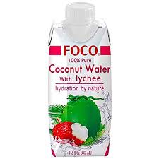 FOCO Acqua di Cocco al Lychee – 500ml