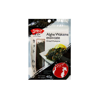 Alghe wakame essiccate 40g di Biyori