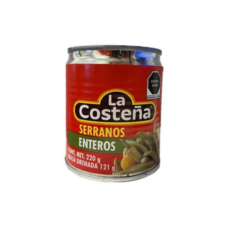 La costena Peperoni Serrano Interi - 220g