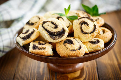 Biscottini salati ai semi di papavero