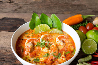 Zuppa di frutti di mare speziata