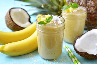 Zuppa di banane e cocco