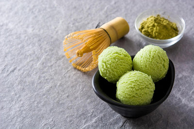 Gelato al tè matcha