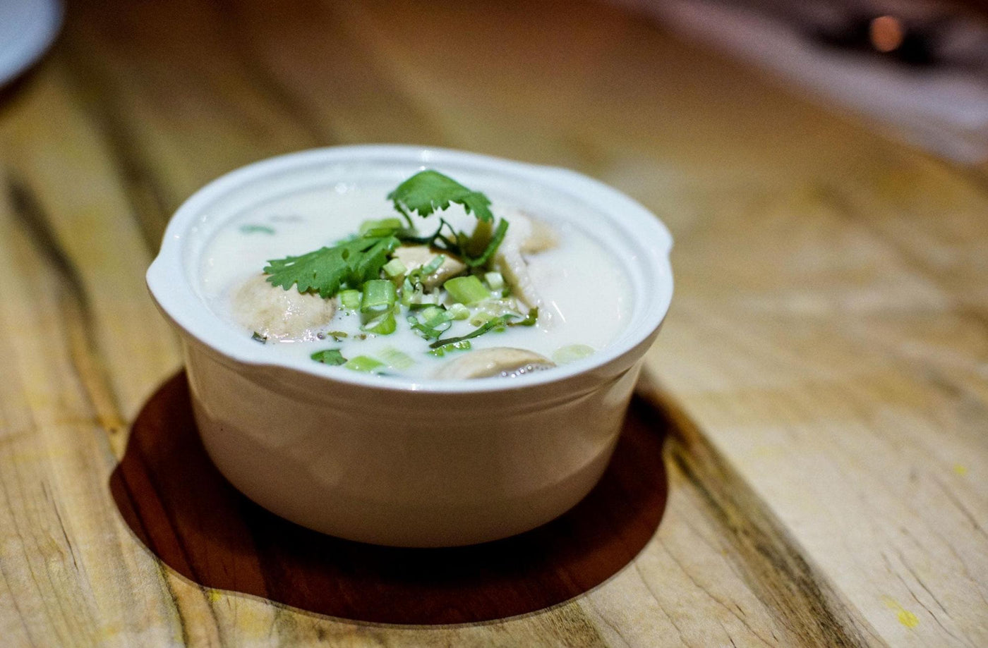 Tom ka kai soup