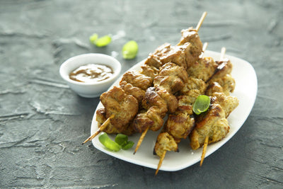 Chicken sathay Spiedini tailandesi