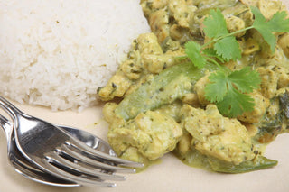 Pollo al curry verde