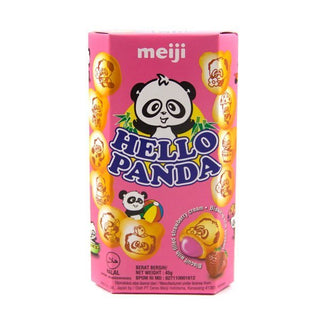 Meiji Hello Panda Biscotti alla Fragola - 50g