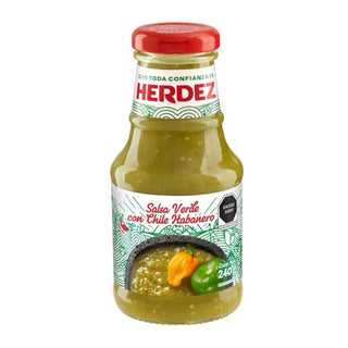 Herdez Salsa Verde Picante Salsa Verde con Habanero - 240 g