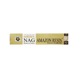 Vijayshree Golden Nag Amazon Resin Incenso - 15 g
