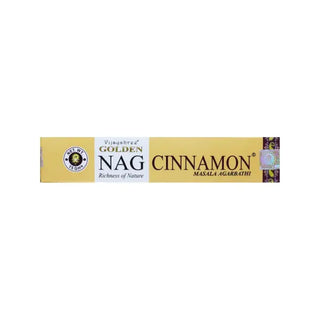Vijayshree Golden Nag Cinnamon Incenso - 15 g