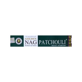 Vijayshree Golden Nag Patchouli Incenso - 15 g