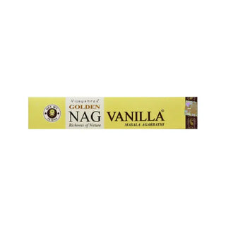 Vijayshree Golden Nag Vanilla Incenso - 15 g