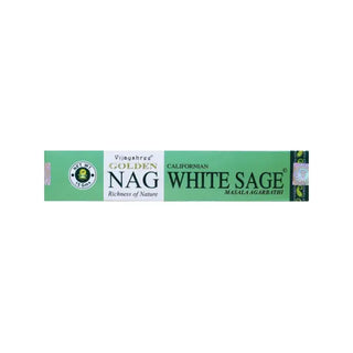 Vijayshree Golden Nag White Sage Incenso - 15 g