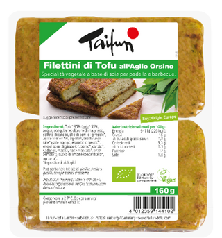 Taifun Filettini di Tofu all'Aglio Orsino - 160g