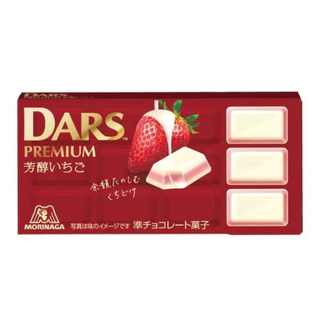 Dars premium Cioccolato bianco e Fragola Morinaga - 46.8g