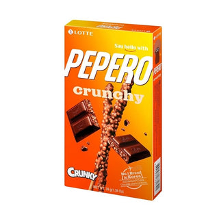 Pepero crunchy Stick al cioccolato e cereali soffiati - 39g