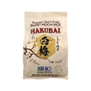 Hakubai Sweet Mochi Rice Riso Glutinoso - 907 g