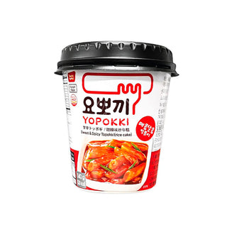 Yopokki Topokki istantaneo con salsa Sweet & Spicy Cup  - 140g