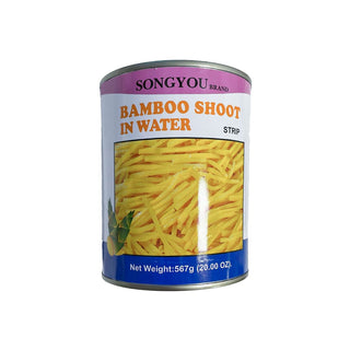 Germogli di Bambù in Acqua a Strisce - 567g