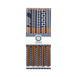 Set di Bacchette Blu e bianche