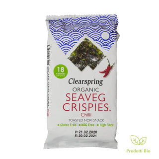 Seaveg crispies chilli di Clearspring